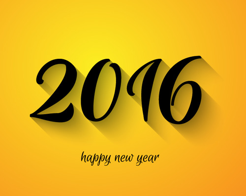 2016 new year creative background design vector 25