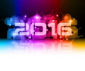 2016 new year creative background design vector 27