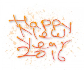2016 new year creative background design vector 29