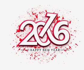 2016 new year creative background design vector 30
