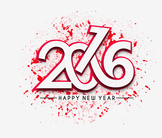 2016 new year creative background design vector 30