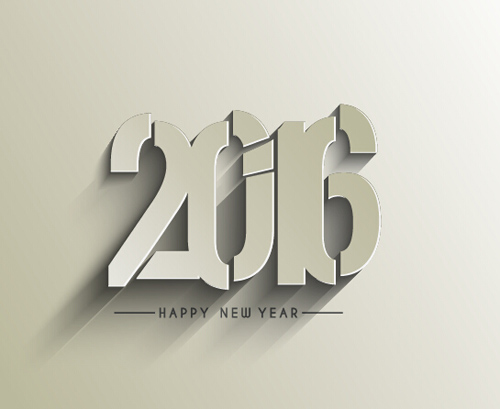 2016 new year creative background design vector 31