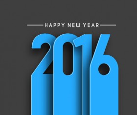 2016 new year creative background design vector 36