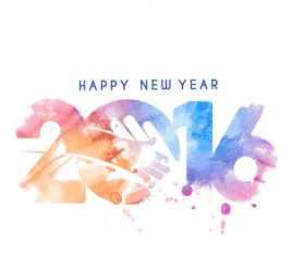 2016 new year creative background design vector 41