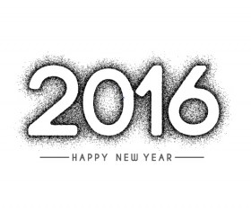2016 new year creative background design vector 42