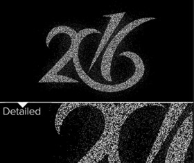 2016 new year creative background design vector 46