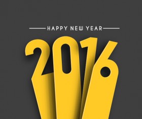 2016 new year creative background design vector 47