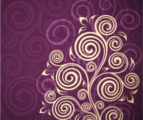 Abstract floral ornate background vector 13