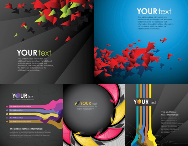 Abstract business background graphics vector