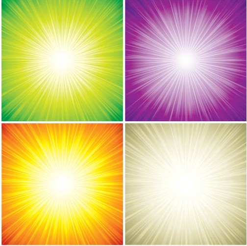 Shining light backgrounds vector