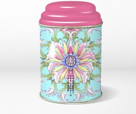 Beautiful floral pattern packaging design vector 09