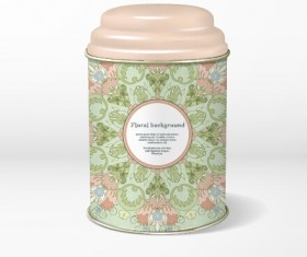 Beautiful floral pattern packaging design vector 10