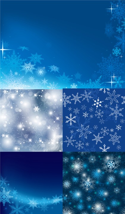 Beautiful snowflake background christmas vector