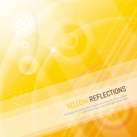 Brilliant yellow halo background vector