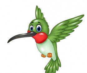 Cartoon birds shiny vectors 01