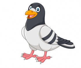 Cartoon birds shiny vectors 03