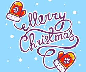 Cartoon styles christmas elements deisng vector 03