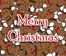 Christmas candy seamless pattern vectors 02