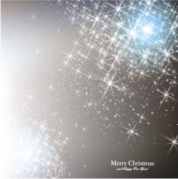 Christmas stars light shininy background vector 01