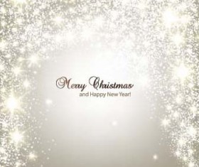 Christmas stars light shininy background vector 03