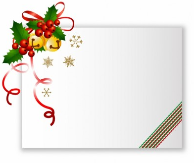 Simple Christmas Card vector