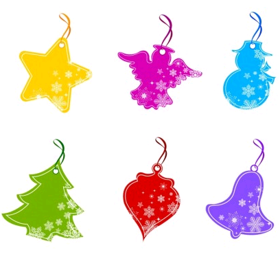 Christmas Price Tag  vector graphics