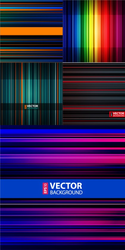 Colorful striped background vector design