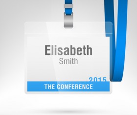 Conference card design vector 04