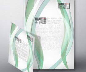 Cover brochure flyer business templates vectors 03