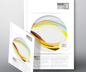 Cover brochure flyer business templates vectors 05