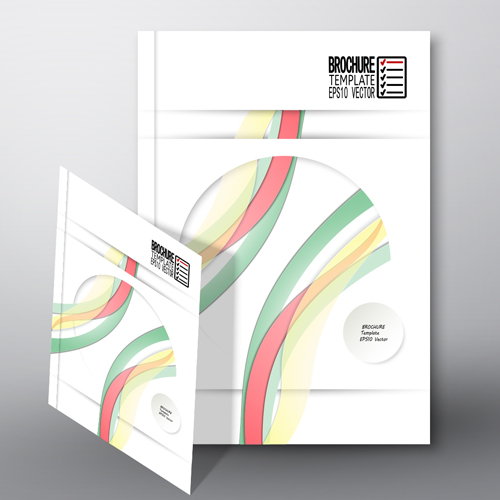 Cover brochure flyer business templates vectors 09
