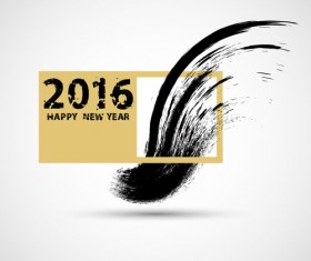 Creative 2016 new year design vector collection 02