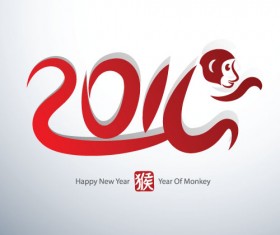 Creative 2016 new year design vector collection 03