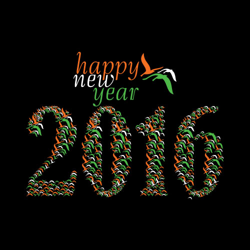 Creative 2016 new year design vector collection 04