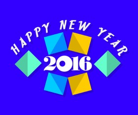 Creative 2016 new year design vector collection 10