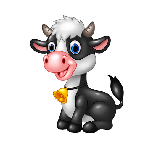 Cute cartoon goat vector free download