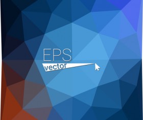 Dark color geometric shape concept background vecotr 01