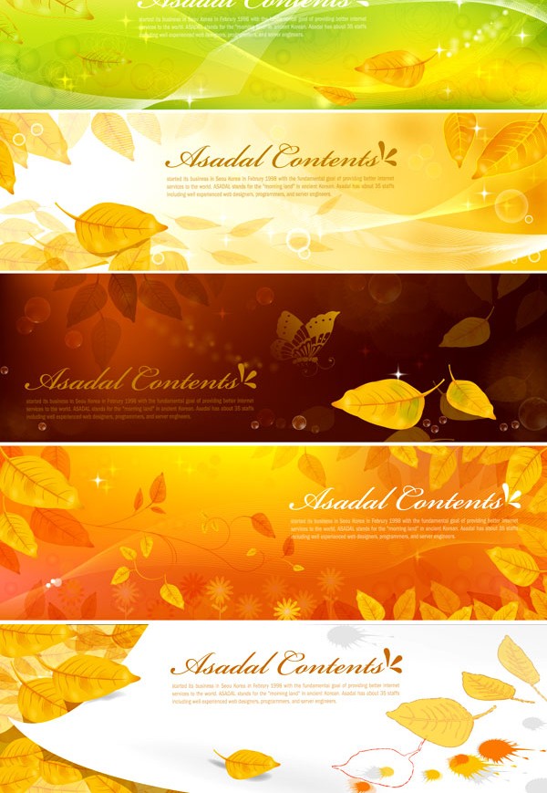 Dream golden leaves banner background vector design