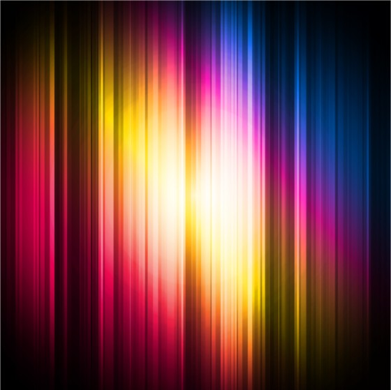 Multicolor light backgrounds vector free download