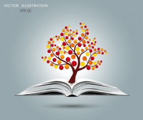 Ecology with book concepts template vector 02