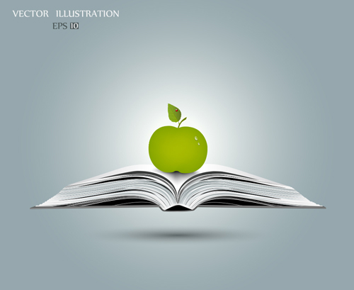 Ecology with book concepts template vector 05
