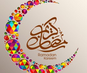 Eid mubarak layered background vector 07
