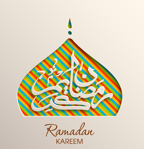 Eid mubarak layered background vector 08