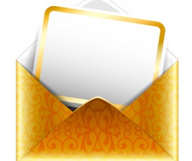 Envelope and cards vector material 01