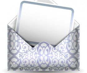 Envelope and cards vector material 02