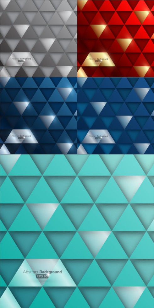 Fashion triangular texture background vector