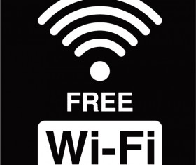 Free Wi-Fi logos vector design 01