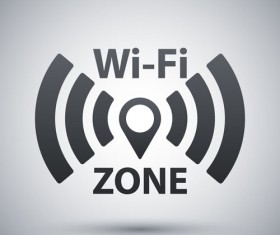 Free Wi-Fi logos vector design 03