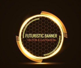 Futuristic banner concept vector 06