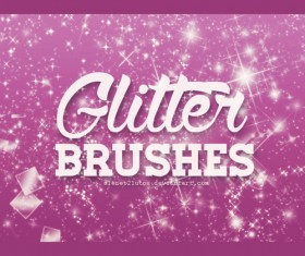 Glitter Photoshop brushes